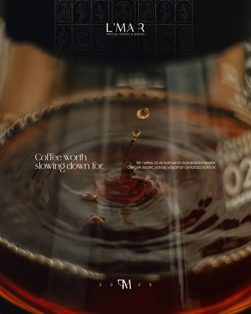 L'mar Coffee Vişne Soslu Fudgy Browni — Bursa tatlı menüsü